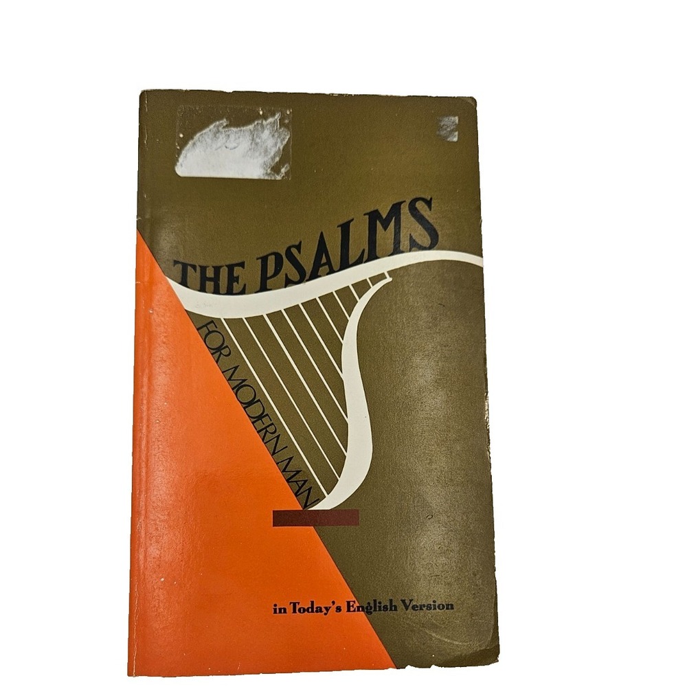 The Psalms Today English Version 1970 Vintage Religious Book Bible‎ ABS